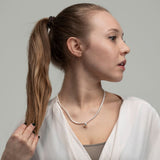 Serie Magdalena "Halskette Knopfjuwel"